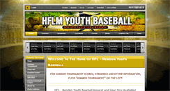 Desktop Screenshot of hfmbaseball.org
