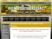 Tablet Screenshot of hfmbaseball.org